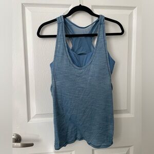 Lululemon Tank/Bra Top, Heather Blue